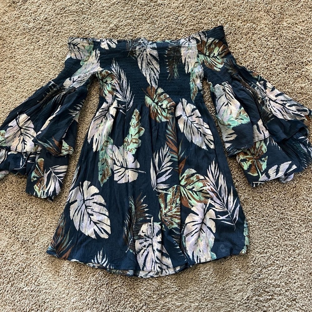 Illa illa vici smocked off the shoulder dress - Picture 11 of 12